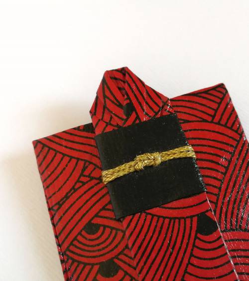 Broche papel origami kimono Iromuji modelo 01 detalle