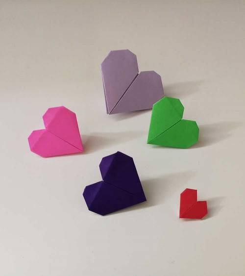 clases presenciales origami corazones