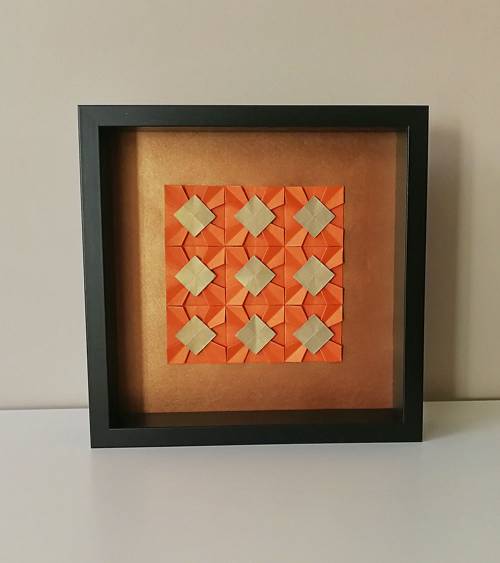 cuadro mosaico origami viena 01